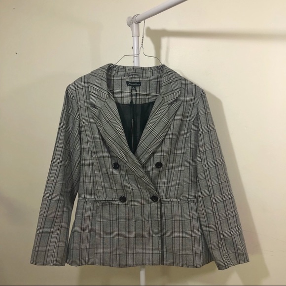 BRAND NEW Plaid Blazer Jacket - Picture 4 of 5